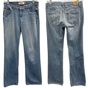 VTG Y2K Abercrombie & Fitch Light Wash Blue Emma Low-Rise Flare Bootcut Jeans 2R